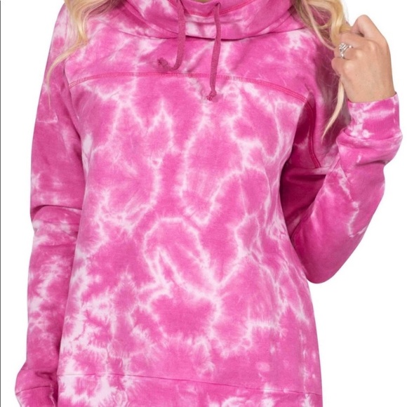 Simply Southern tie dye sweatshirt Pink Medium NWT - Picture 8 of 8